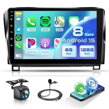 Imagem de KYNNT Estéreo automotivo Android 8Core 6G + 128G para Toyota Tundra 2007-2013, para Toyota Sequoia 2008-2019, Carplay Android Auto, 5GWiFi + GPS, música HiFi, rádio IPS com tela sensível ao toque de