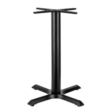 Imagem de Base De Mesa Em X 5049 ômega Rivatti 72 Cm (altura) Ferro Fundido C- Pintura à Pó Preto Base Estrela