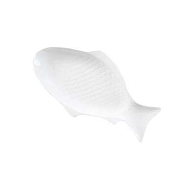 Imagem de Prato de peixe de cerâmica multifuncional de grande capacidade peixe a vapor doméstico minimalista criativo prato de sushi prato de jantar de frutos do mar prato de jantar de comida ocidental adequado