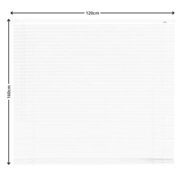 Imagem de Persiana Pvc Horizintal Primafer - Branca Medida 120x160cm