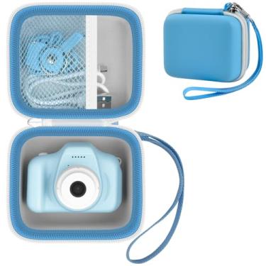 Imagem de GWCASE Capa Para Câmera Seckton Compatível Com Mavokis Zuodun Yeehao Hoomoon Goopow Greenkinder, De Selfie Infantil, Suporte Digital (Apenas Caixa) - Azul Claro