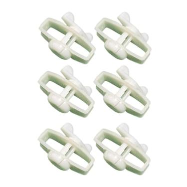 Imagem de KiBcsLic Tensionador de arame para cerca elétrica, ferramenta versátil, rápida e reutilizável para reparos em postes e áreas externas de fazendas, Branco 6 Peças