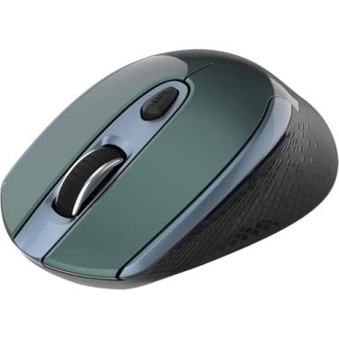 Imagem de Mouse sem fio, mouse ergonômico, mouse óptico silencioso de 2,4 G com receptor USB, silencioso, 6 botões e 3 DPI ajustáveis, compatível com laptop, notebook, MacBook, computador, desktop, Mac, PC