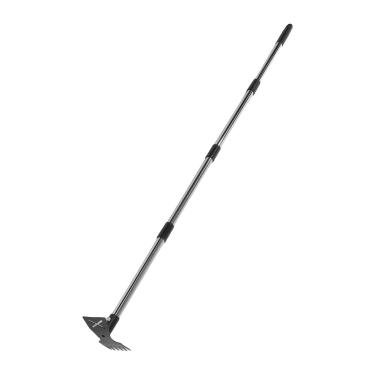 Imagem de AUNMAS Ferramenta Extratora de Ervas Daninhas Com Cabo Longo, 60 Polegadas, Ergonômico, Durável, Aço Inoxidável, Multiuso, Manual, Ancinho de Ervas Daninhas, Quintal, Gramado