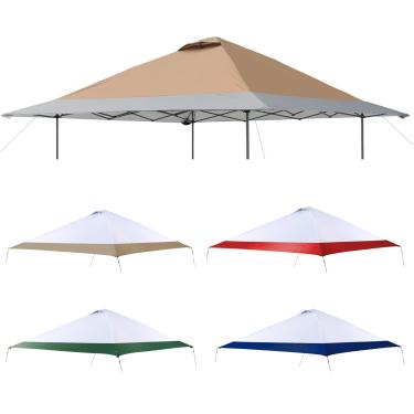 Imagem de Capa de substituição compatível com Coleman Oasis 13' x 13' Modelo: 1606532, 2156426, 2156428 2157498, 2622040, equipamento principal #40155, #40363, #40325, capa de dossel apenas, (carvalho escuro)