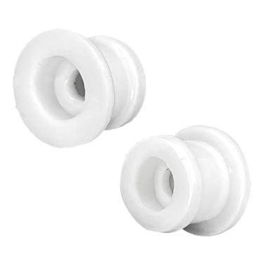 Imagem de SWQS Bucha de cabo de câmbio de 2 peças, kit de reparo de bucha de cabo de câmbio de transmissão automática para Ford Focus MK, DG9Z-7K340-A Kit de substituição de bucha de cabo de ligação de câmbio