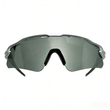 Imagem de Óculos de Sol Esportivo Unissex Polarizado UV400 – Ideal para Corrida, Ciclismo, Praia e Beach Tennis(Prata Prata)