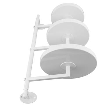 Imagem de aqxreight Suporte de Planta Giratório de 3 Camadas de Metal Multifuncional para Montagem Em Parede Suporte para Plantador de Prateleira de Planta para Peitoril de Janela de Canto Doméstico para 3 Estável 8 Em Metal de Giratório de Alto de The a