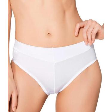 Imagem de Calcinha Cavada Triumph 24657 Microfibra, 42, Branco