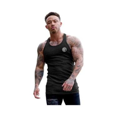 Imagem de Camiseta Sem Mangas Masculina Slim Fit De Secagem Rápida E Respirável 