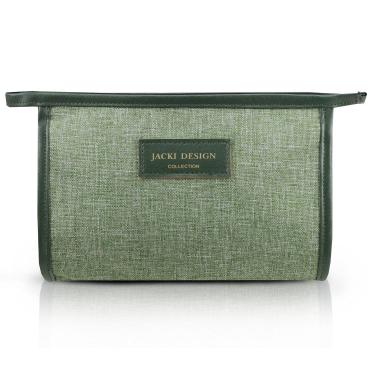 Imagem de Necessaire Estojo Simples Feminina Barata Pequena Quadrada Cor:Verde