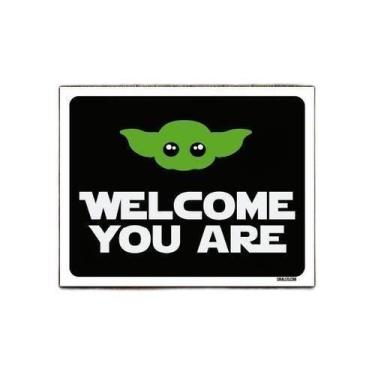Imagem de Kit 3 Placas Decorativa - Welcome You Are Bem Vindo - Sinalizo