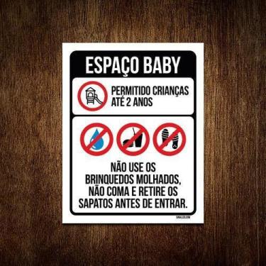 Imagem de Placa Sinalização - Condomínio Espaço Baby 36X46 - Sinalizo