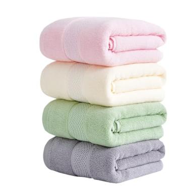 Imagem de Toalha de banho toda grossa toalha grande macia absorvente toalha de banho lisa (multicolorida 70 * 140 cm)
