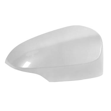 Imagem de aqxreight Espelho Lateral da Porta - Substituição da Tampa do Espelho Retrovisor ABS para Veículos - Carcaça do Asa à Prova de Choque - Ajuste Direito Prateado para 87915 0D909 - Acessório de Carro