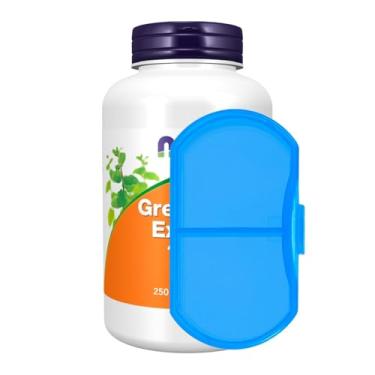 Imagem de Porta Cápsulas/Comprimidos + E.x.t.r.a.t.o C.h.á V.e.r.d.e 250 Cápsulas Importado