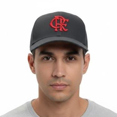 Imagem de Boné Flamengo Adidas Snapback CRF Preto-Unissex