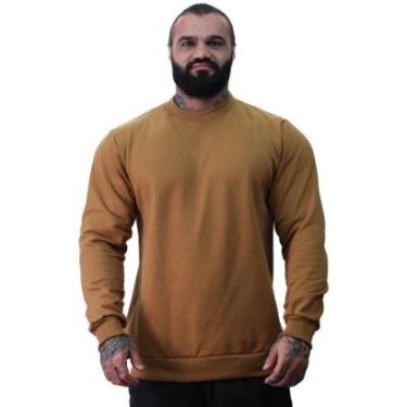 Imagem de Blusa Moletom Basic MXD Conceito Sem Capuz e Bolso Sem Estampa-Masculino