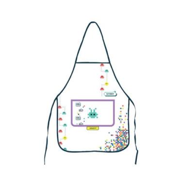 Imagem de Avental Infantil Escolar Impermeável com Temas Divertidos - Leo&Leo