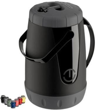 Imagem de Garrafa Térmica Jarra Pavia 2,5l Unitermi com Alça Dupla e Bico Dosado