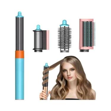 Imagem de Secador De Cabelo Profissional 6 Em 1 Para Mulheres, Escova Secadora D