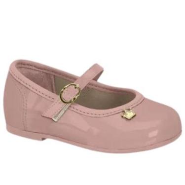 Imagem de Sapato Infantil Feminino Menina Baby Verniz Brilhante Molekinha Kids-Feminino