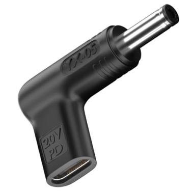 Imagem de Bacron Cabo USB C para CC de 100 W, adaptador macho para fêmea CC (5,5 x 2,1 mm)