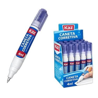 Imagem de Caneta Corretivo 4ml Escolar Kaz Qualidade Premium - KAZAN
