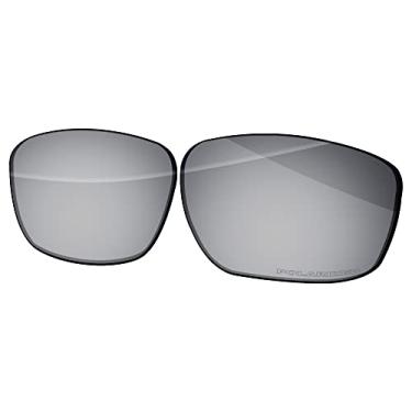 Imagem de Ensky Lentes de reposição HardyShield para óculos de sol Oakley Valve New 2014 OO9236 - Silver Moon