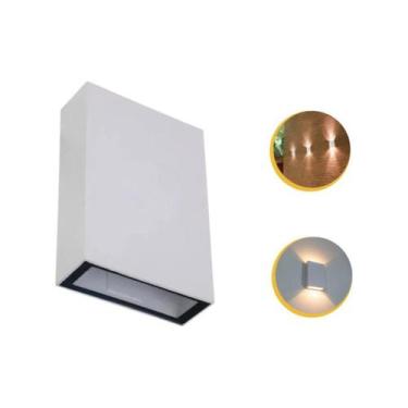 Imagem de Kit 12 Arandela 2 Fachos Uso Externo Interno Led 4w Oferta! - Initial 