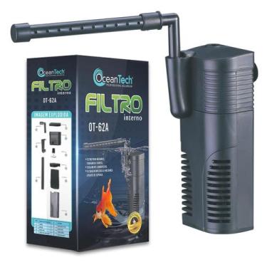 Imagem de Filtro Interno OT-62A Ocean Tech 300 L/h Bomba para Aquário até 60 L, 