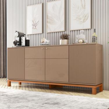 Imagem de Buffet Aparador 4 Portas Balcão Cinza Jace Caemmun