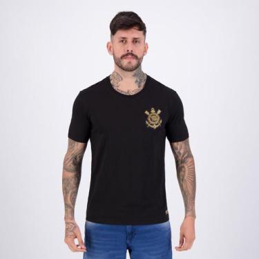 Imagem de Camisa Corinthians Brasão Preta - Coimbra, G