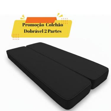 Imagem de Colchão Solteiro Dobrável com Estrutura Confortável  Ideal para Dormir