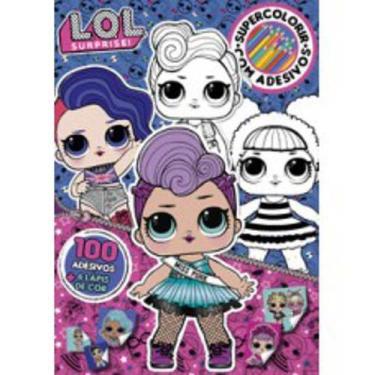 Imagem de Livro - LOL Surprise - Super colorir com adesivos - On Line Editora