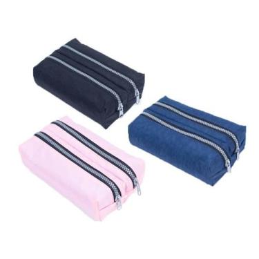 Imagem de Estojo Duplo Leve Escolar Tactel Feminino/Masculino - JKF - JKF Estojo