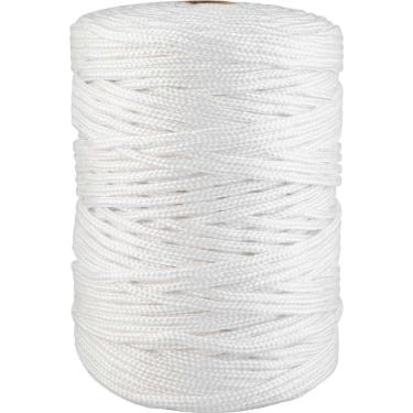 Imagem de Corda Multifilamento Trançada 6,0 Mm X 191 M, Branca, Vonder