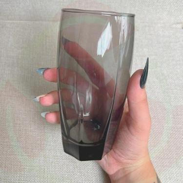 Imagem de Jogo de Copos Vidro Florida 370ml Cinza Suco Agua - 4Un - PRATICASA, F