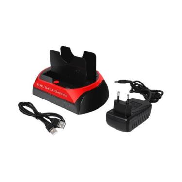Imagem de Dock Universal Para Disco Rígido 2.5 3.5 IDE SATA Com Portas Serial E 