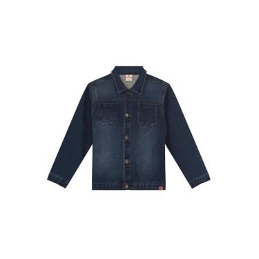 Imagem de Jaqueta infantil menino jeans Brandili-Masculino