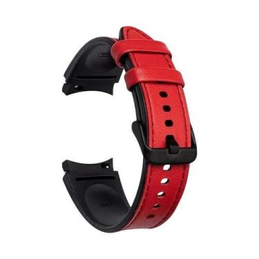 Imagem de Pulseira De Substituição Em Silicone E Couro Para Samsung Galaxy Watch