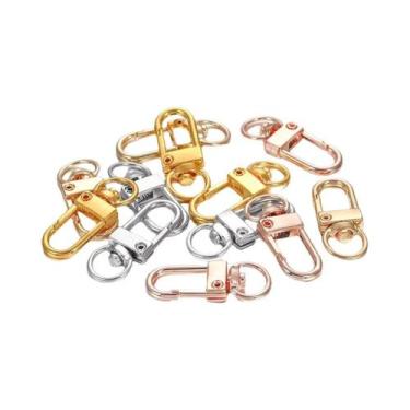 Imagem de Fivelas Giratórias Coloridas Para Cães Com Fecho Lagosta 12x33mm 10pçs