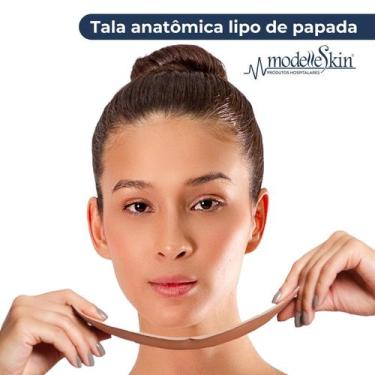 Imagem de Tala lipo de papada mentoplastia anatômica ModelleSkin Cor:ChocolateTa
