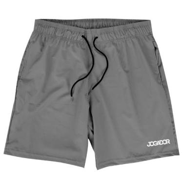 Imagem de Bermuda Praia Elastano Premium Grey WSS Jogador, Cinza, M