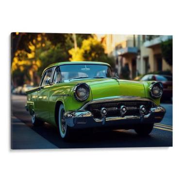 Imagem de Quadro decorativo Carro Reluzente Nas Avenidas de Verão - Art Canvas, 