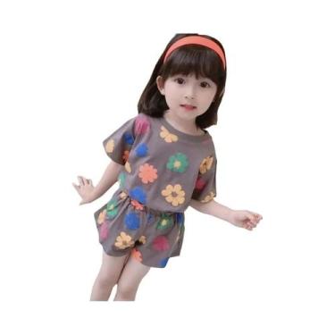 Imagem de Conjunto Floral De Verão Para Meninas E Meninos, 2 Peças, Roupas Infan