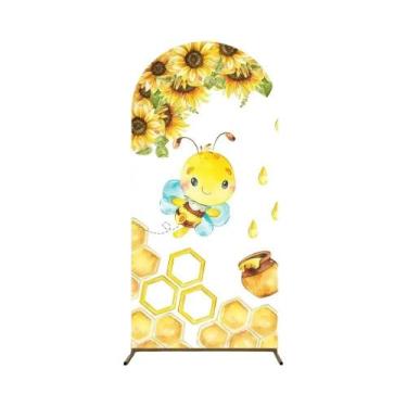 Imagem de Fundo De Arco De Desenho Animado Em Tecido Elástico Para Acessórios De