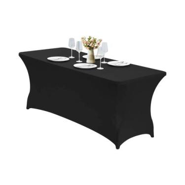 Imagem de Toalha De Mesa Elástica De Spandex 6FT 4FT Universal Ajustável Para Fe