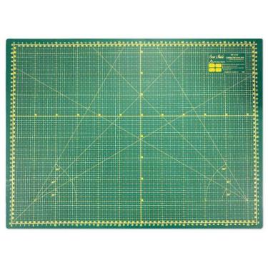 Imagem de Base de Corte Sew Mate 60x45cm Dupla Face Patchwork, Verde