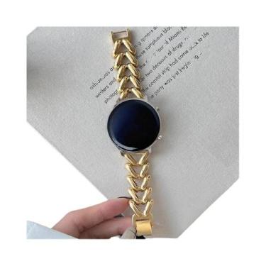 Imagem de Pulseira De Cadeia De Aço Inoxidável De 22mm E 20mm Para Samsung Galax